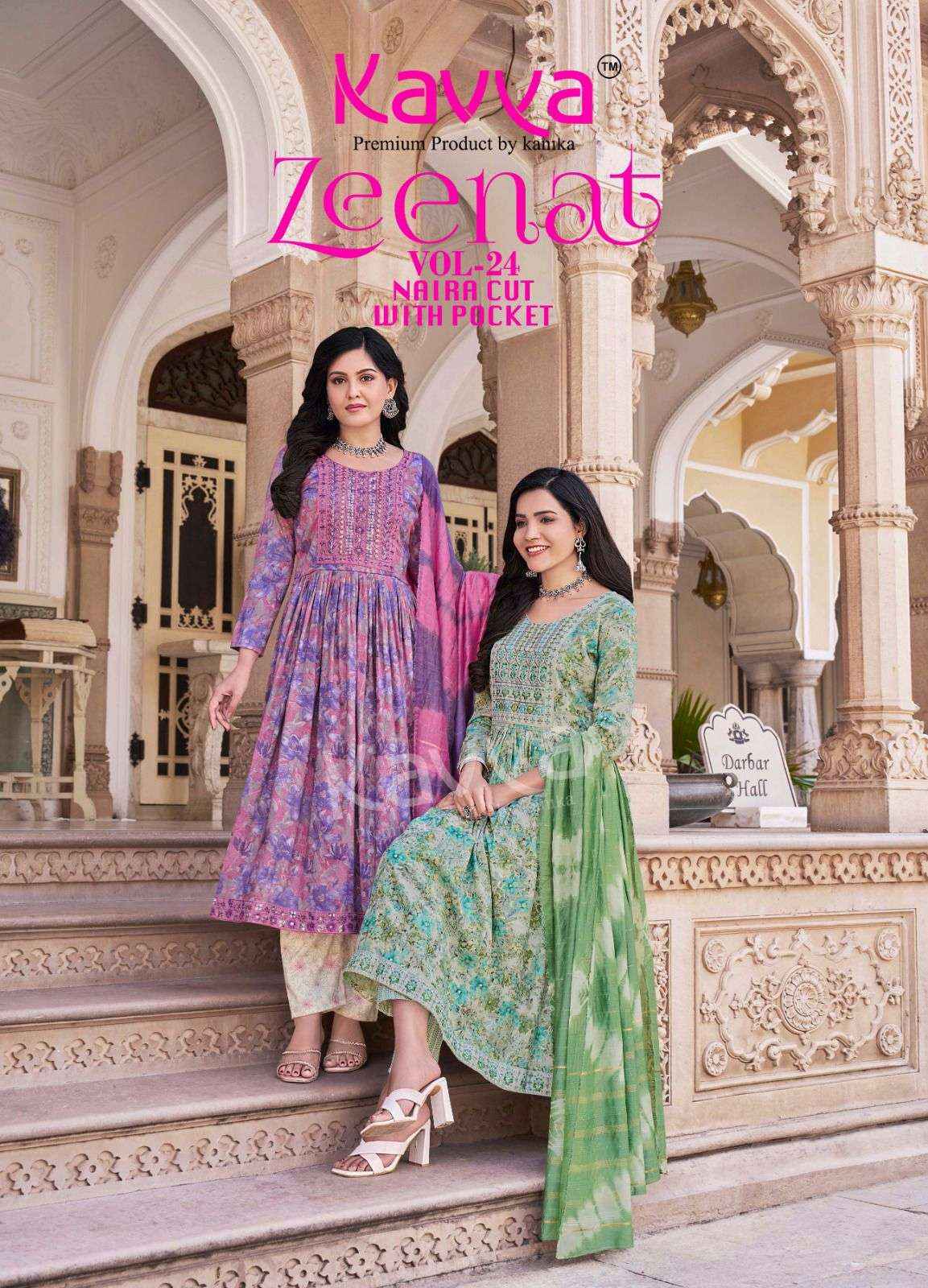 Kavya Zeenat Vol 24 Capsule Kurti Combo 10 pcs Catalogue