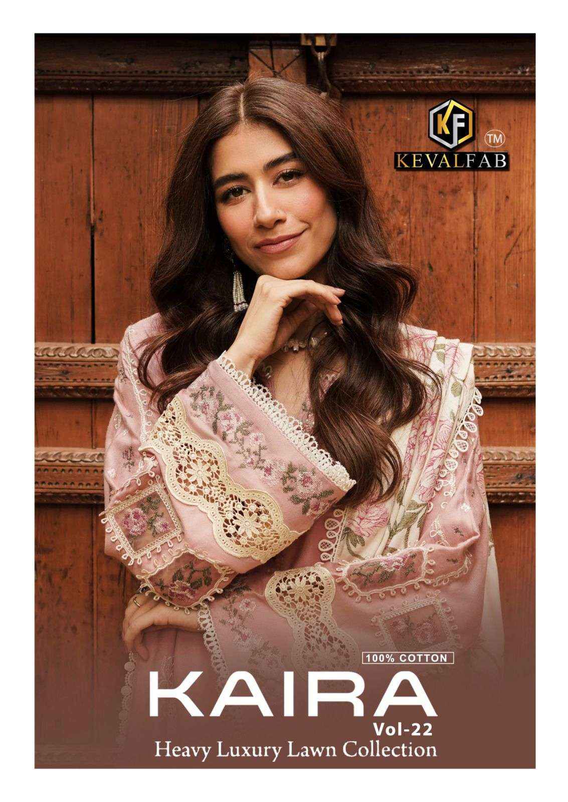 Keval Fab Kaira Vol 22 Cotton Dress Material 6 pcs Catalogue