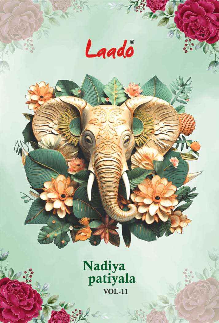 Laado Nadiya Patiyala Vol 11 Cotton Dress Material 12 pcs Catalogue