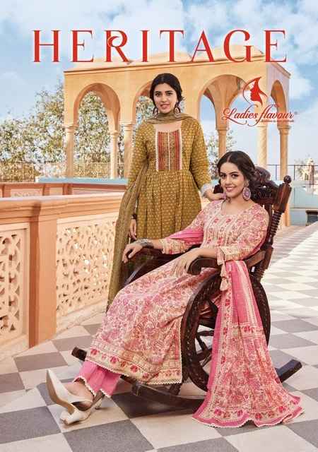 Ladies Flavour Heritage Cotton Kurti Combo 4 pcs Catalogue