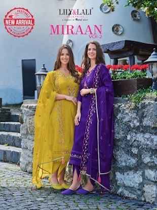 Lady Leela Miraan Vol 2 Organza Kurti Combo 6 pcs Catalogue