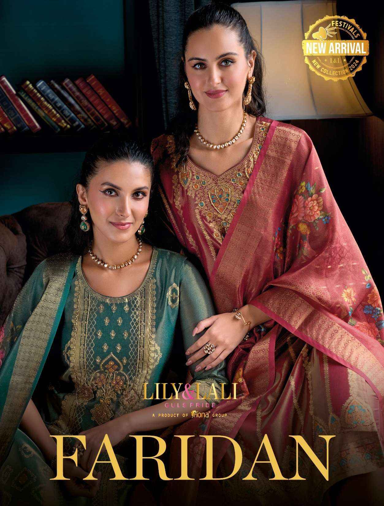 Lily & Lali Faridan Banarasi Silk Kurti Combo 6 pcs Catalogue