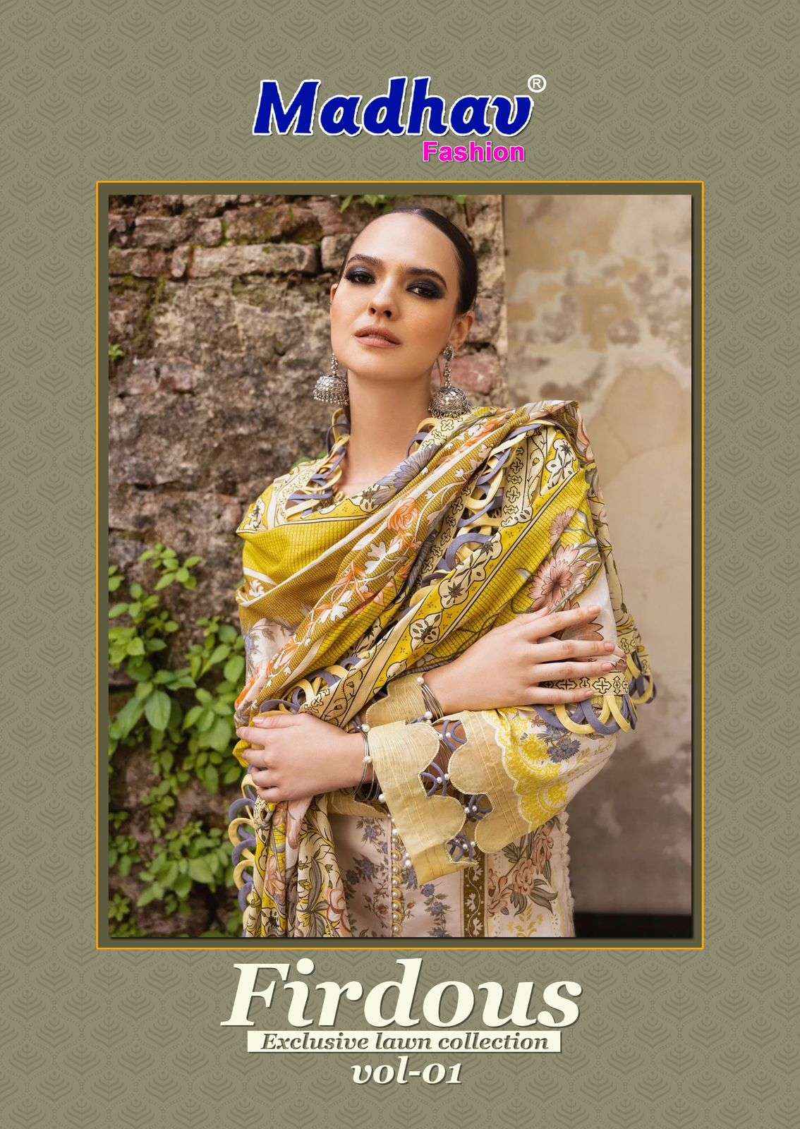 Madhav Fashion Firdous Vol 1 Cotton Dress Material 6 pcs Catalogue