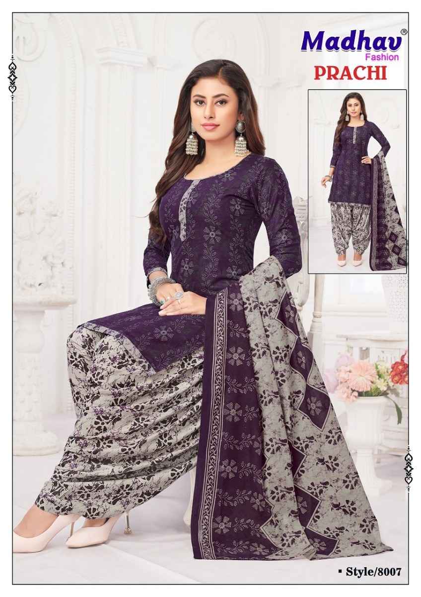 Madhav Fashion Prachi Vol 8 Cotton Dress Material 10 pcs Catalogue