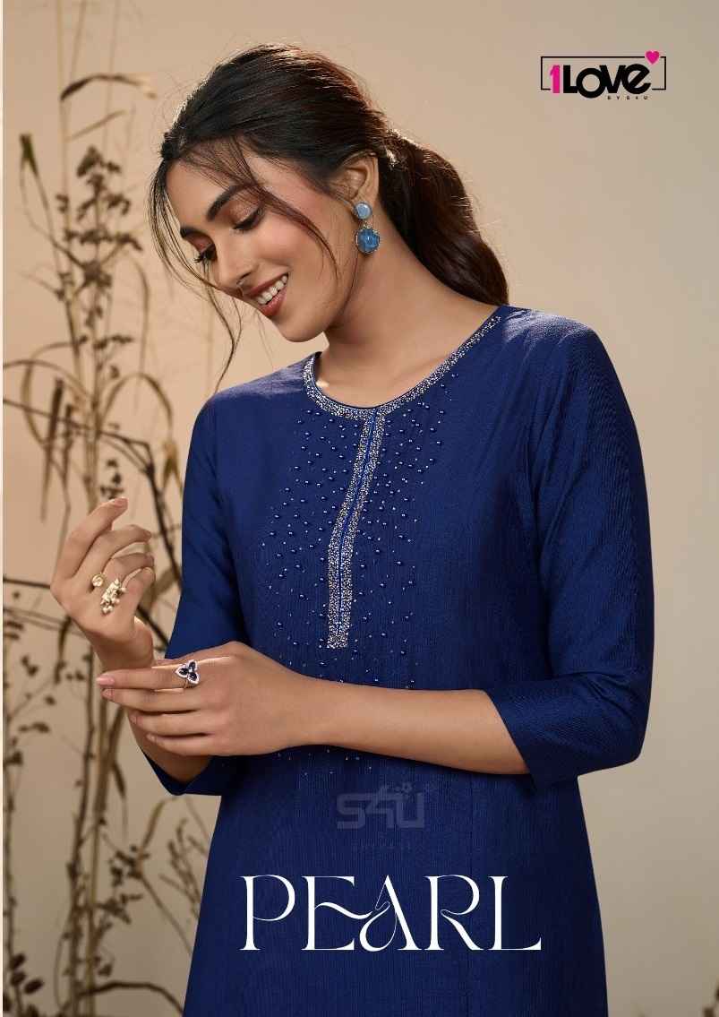 S4U Pearl Viscouse Slub Kurti 8 pcs Catalogue