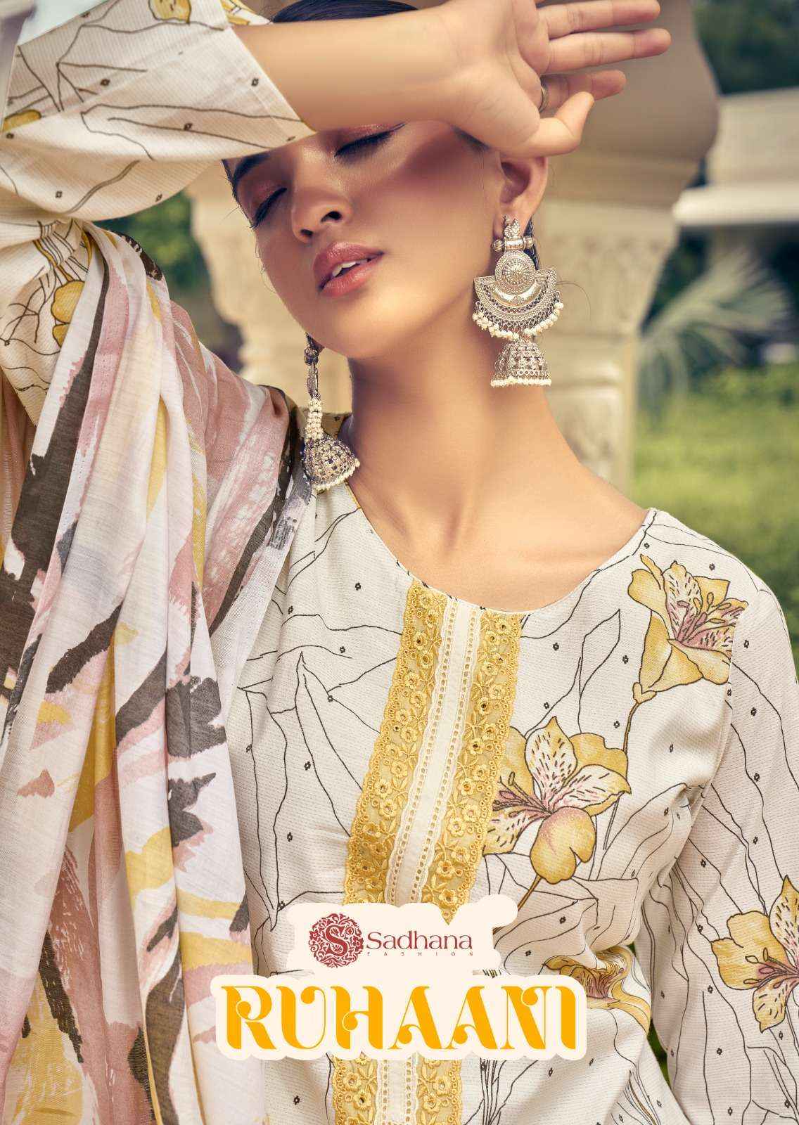 Sadhna Fashion Ruhaani Muslin Silk Dress Material 4 pcs Catalogue