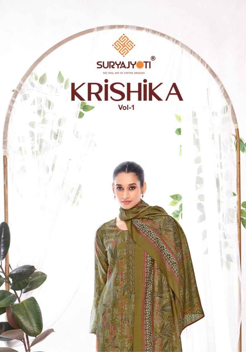 Suryajyoti Krishika Vol 1 Modal Dress Material 6 pcs Catalogue