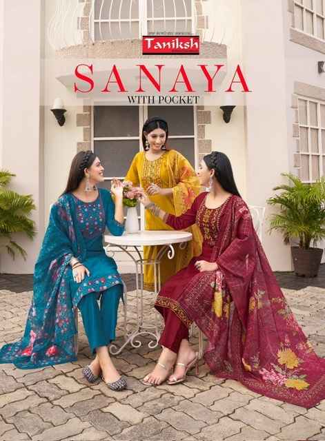 Taniksh Sanaya Vertical Kurti Combo 8 pcs Catalogue