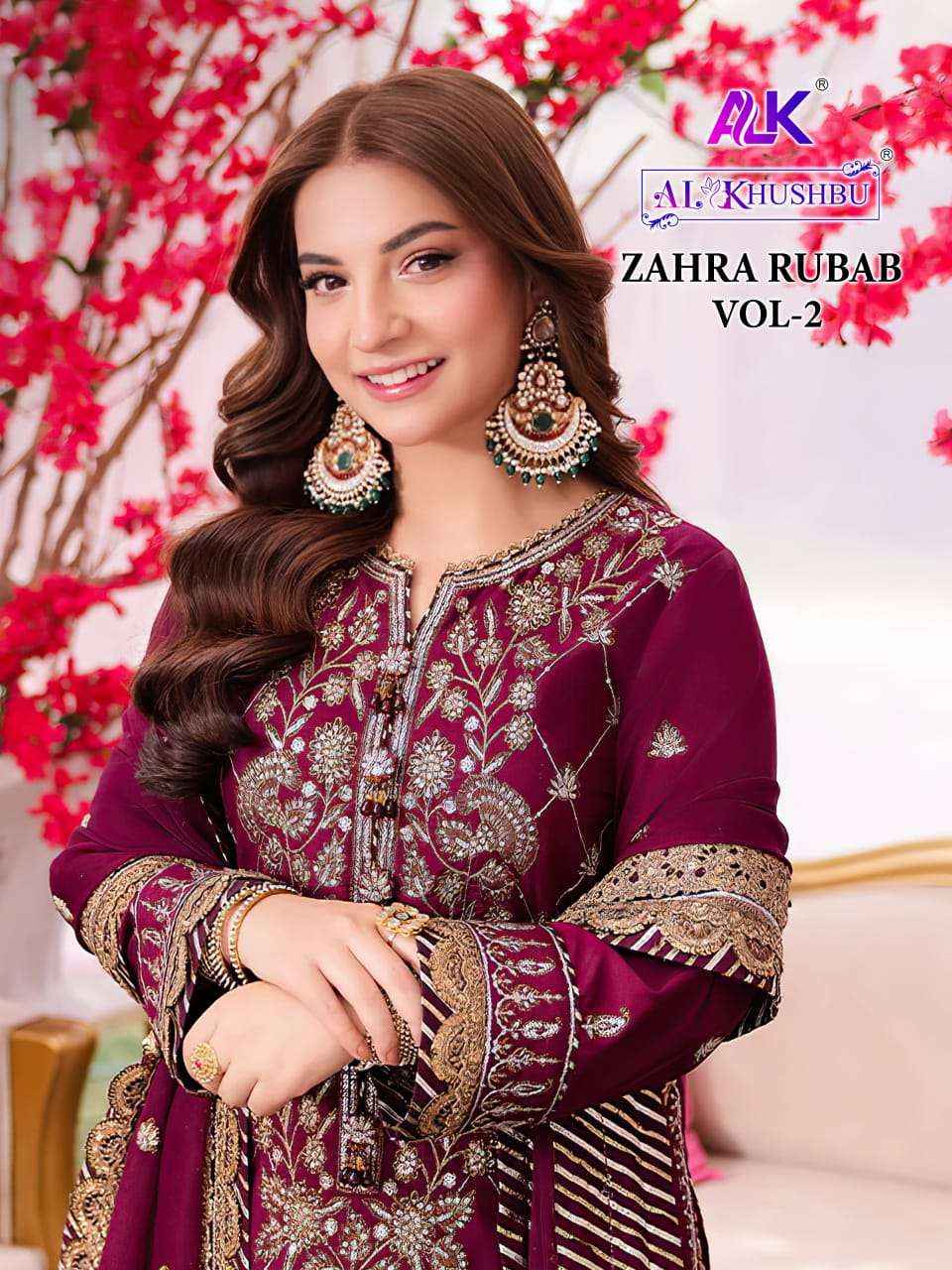 AL Khushbu DNO 6024 Georgette Dress Material 3 pcs Catalogue