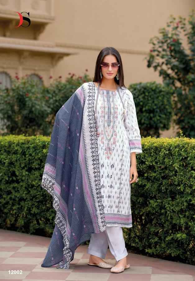 Deepsy Bin Saeed Vol 12 Cotton Dress Material 6 pcs Catalogue