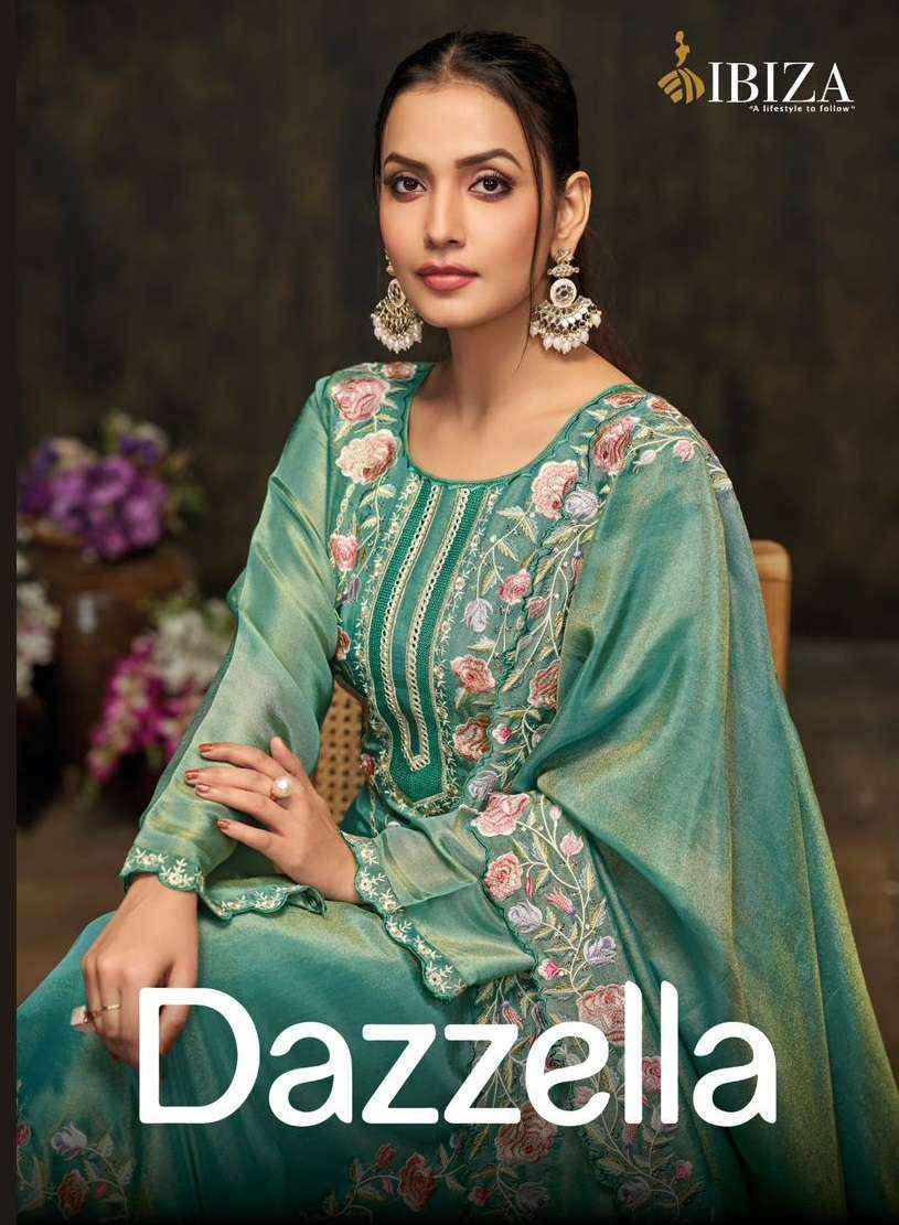 Ibiza Dazzella Muslin Dress Material 4 pcs Catalogue