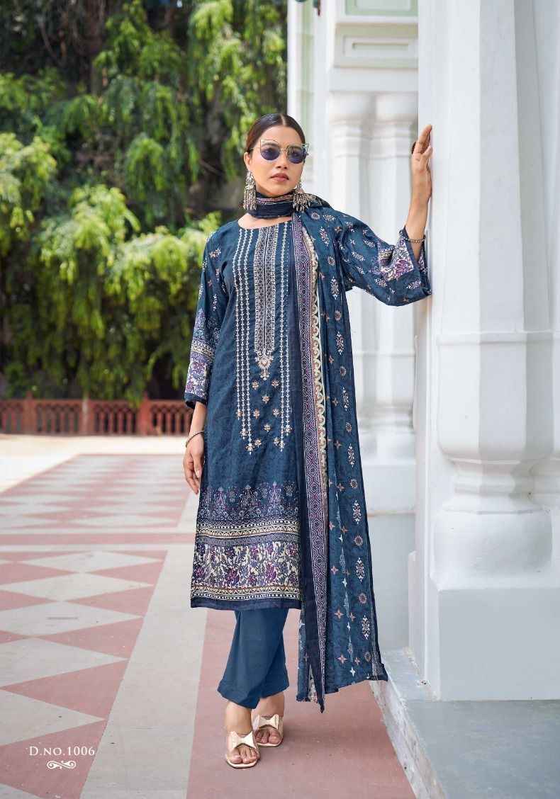 Ishaal Embroidered Combo 2024 Lawn Dress Material 10 pcs Catalogue