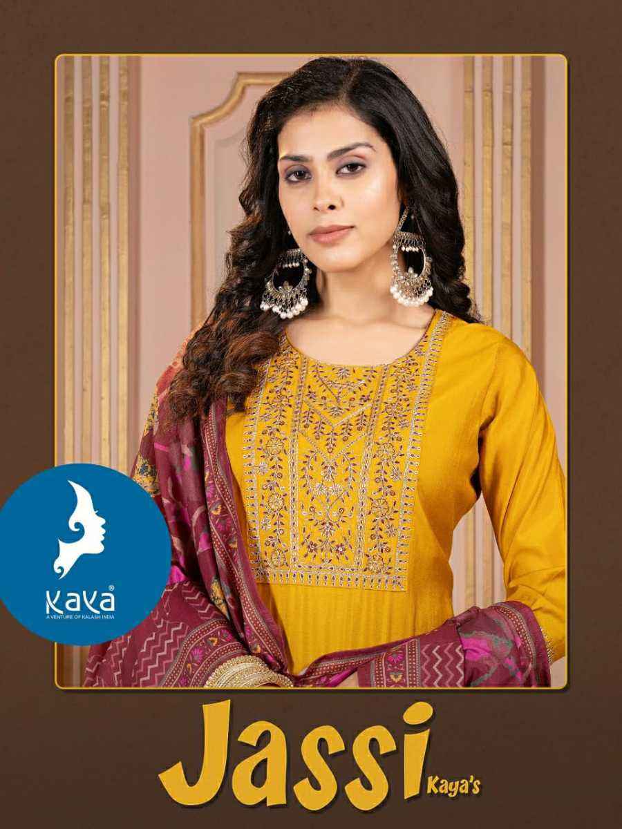 Kaya Jassi Roman Silk Kurti Combo 8 pcs Catalogue