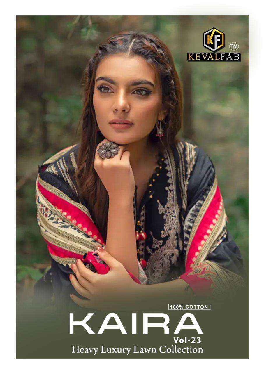 Keval Fab Kaira Vol 23 Readymade Cotton Dress Material 6 pcs Catalogue