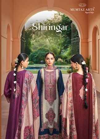 Mumtaz Arts Shringar Viscouse Pashmina Dress Material 6 pcs Catalogue