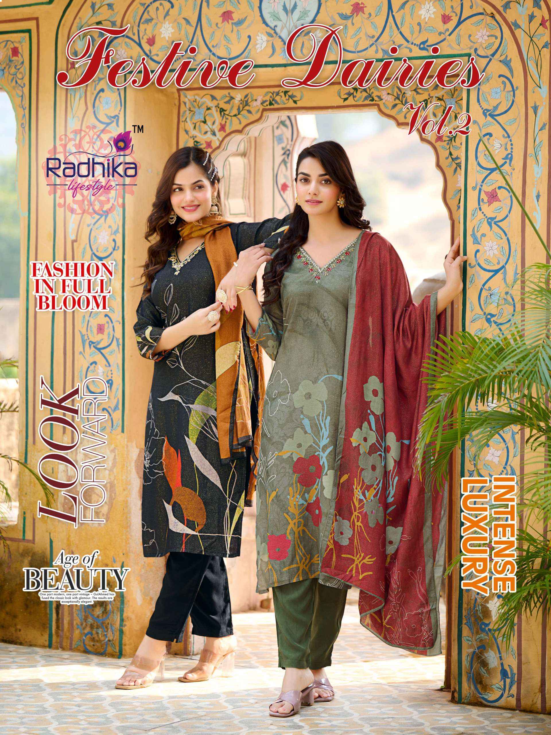 Radhika Lifestyle Festive Diaries Vol 2 Muslin Kurti Combo 6 pcs Catalogue