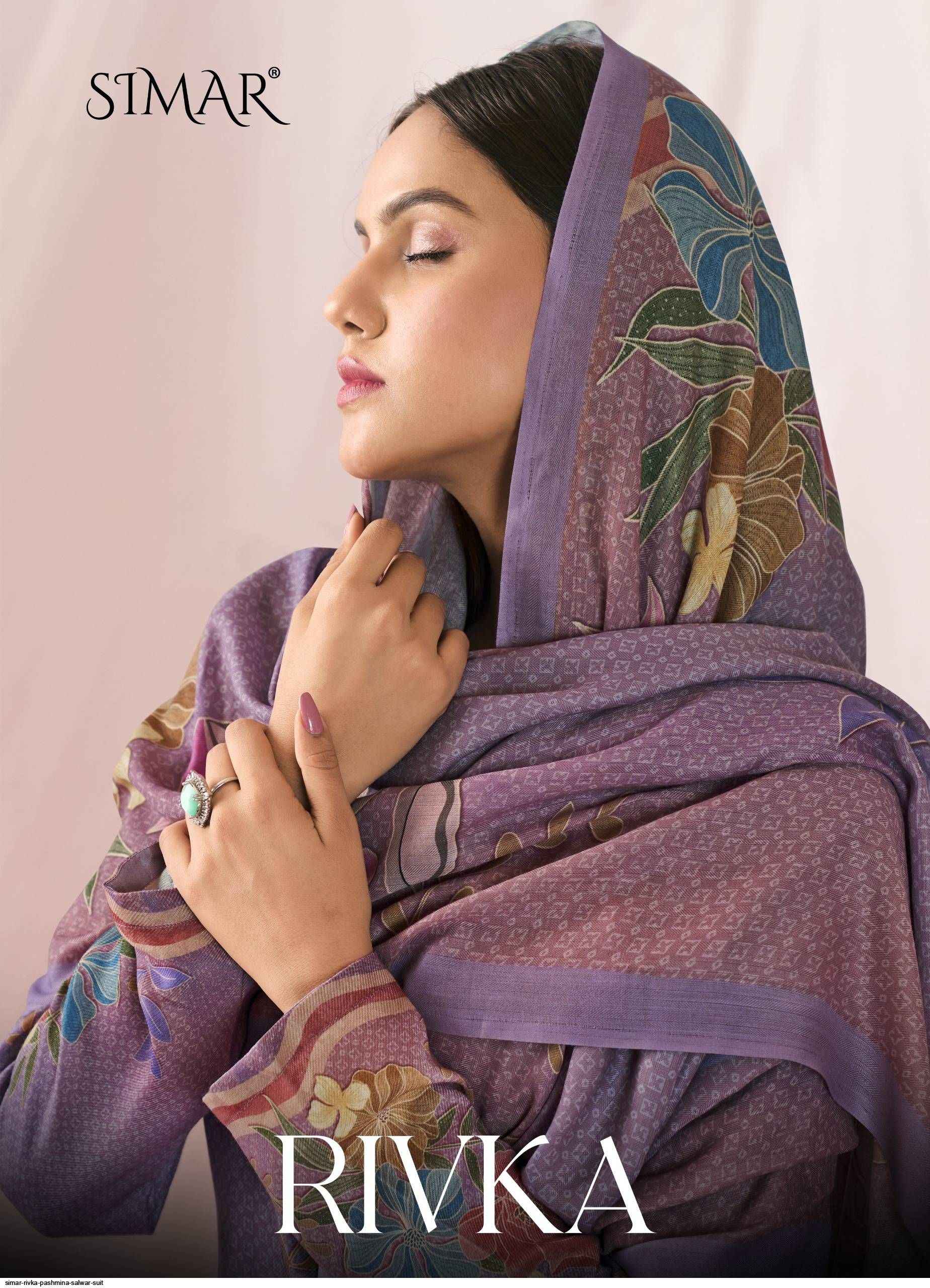 Simar Rivka Pashmina Dress Material 4 pcs Catalogue