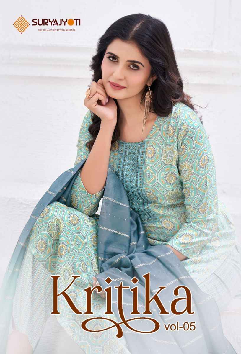 Suryajyoti Kritika Vol 5 Rayon Kurti Combo 10 pcs Catalogue