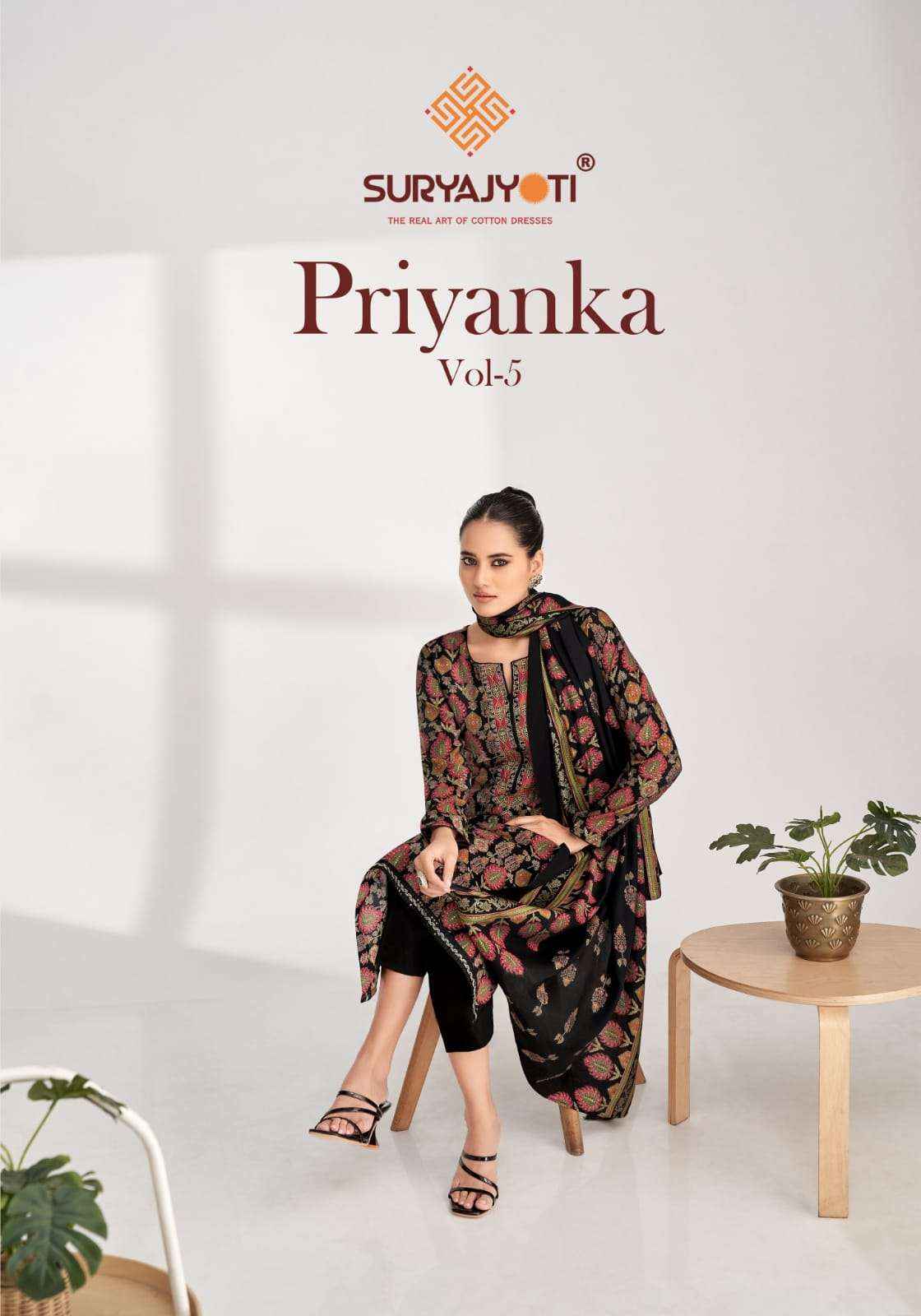 Suryajyoti Priyanka Vol 2 Modal Dress Material 6 pcs Catalogue