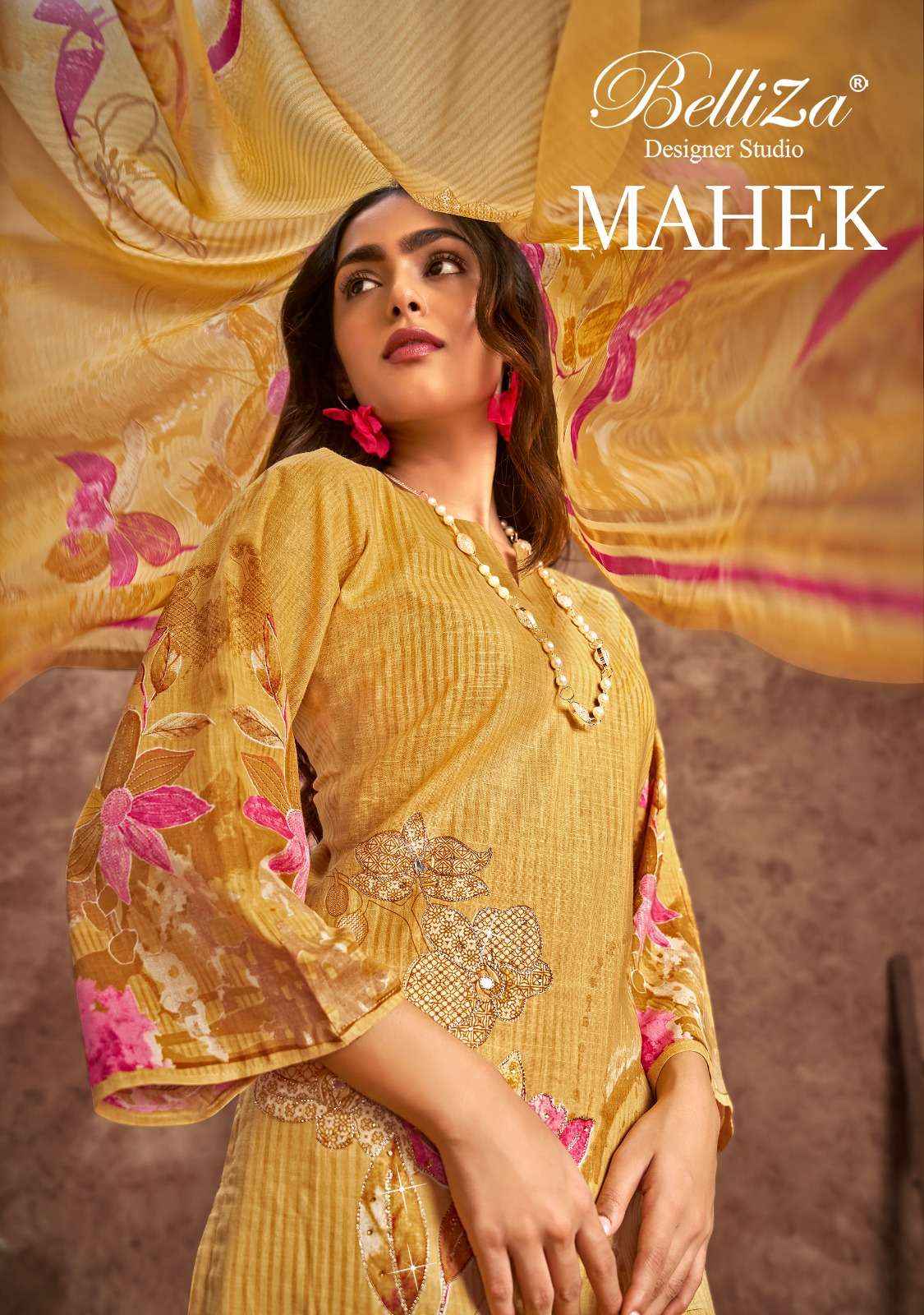 Belliza Mahek Cotton Dress Material 4 pcs Catalogue