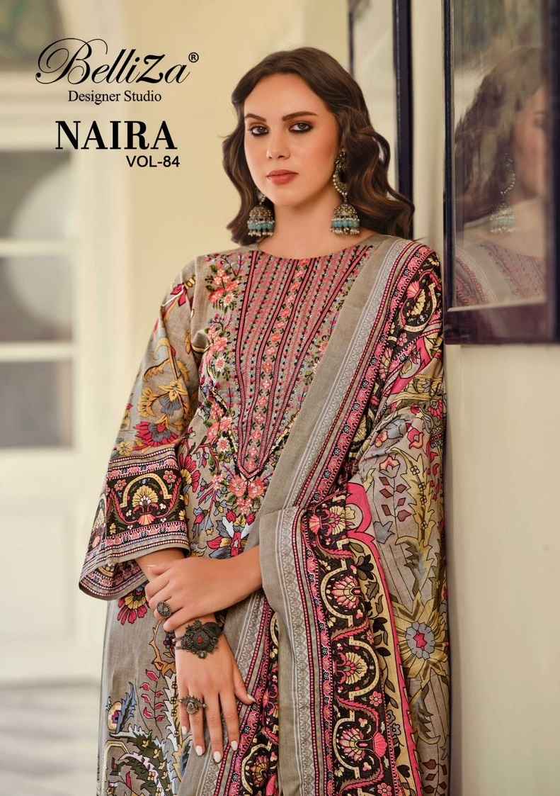 Belliza Naira Vol 84 Cotton Dress Material 8 pcs Cataloge