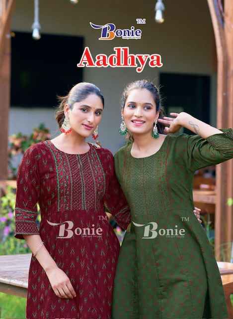 Bonie Aadhya Cotton Kurti 8 pcs Catalogue