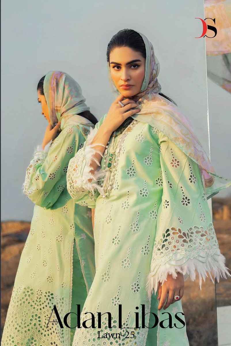 Deepsy Adan Libas Lawn Vol 25 Cotton Dress Material 6 Pcs Catalogue