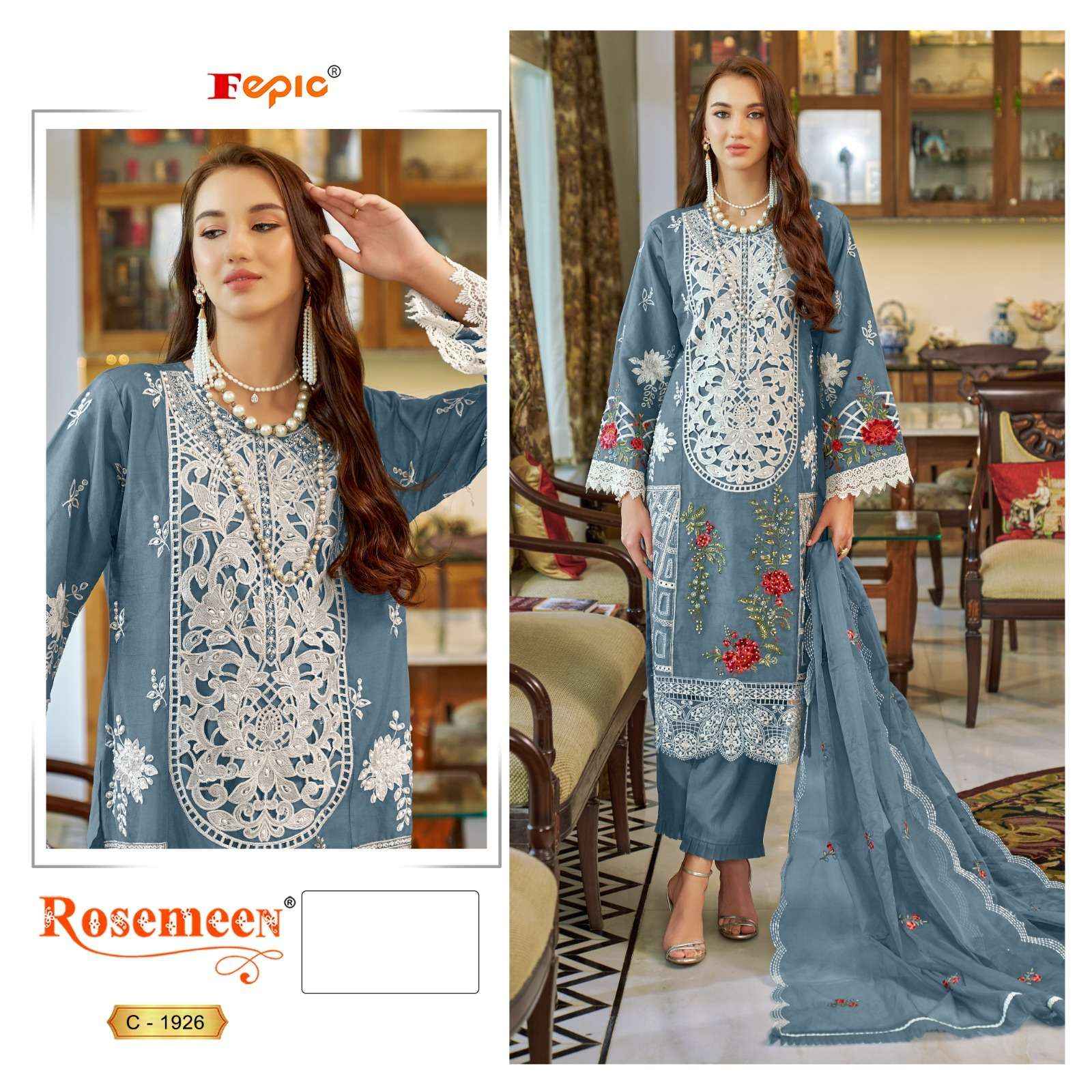 Fepic Rosemeen C 1926 Organza Dress 3 pcs Catalogue