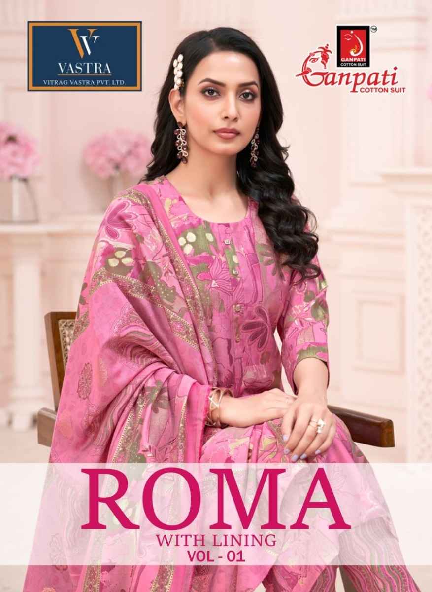 Ganpati Roma Vol 1 Readymade Mexican Silk Dress 15 pcs Catalogue