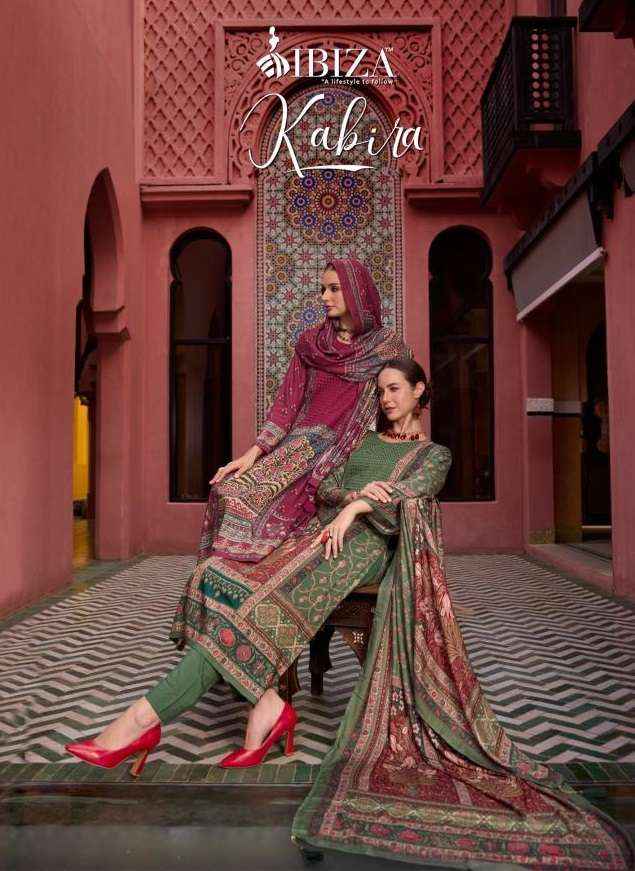 ibiza Kabira Viscouse Pashmina Dress Material 6 pcs Catalogue