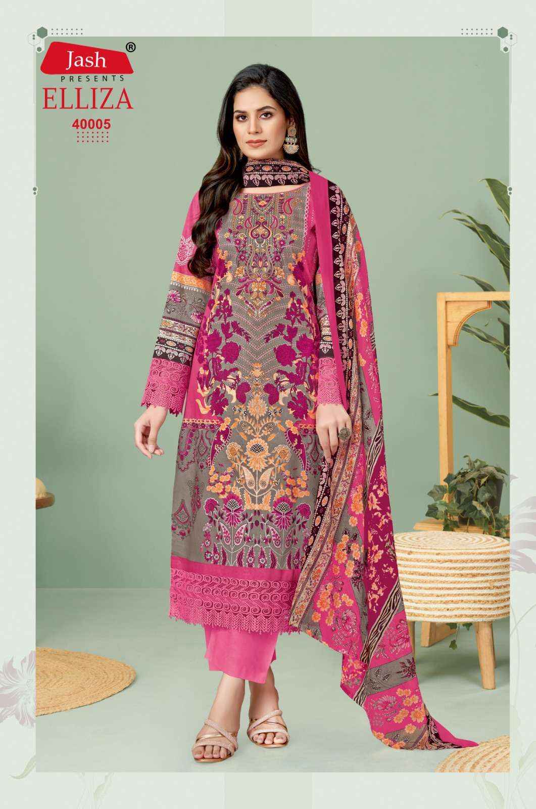 Jash Elliza Vol 40 Cotton Dress Material 10 pcs Catalogue