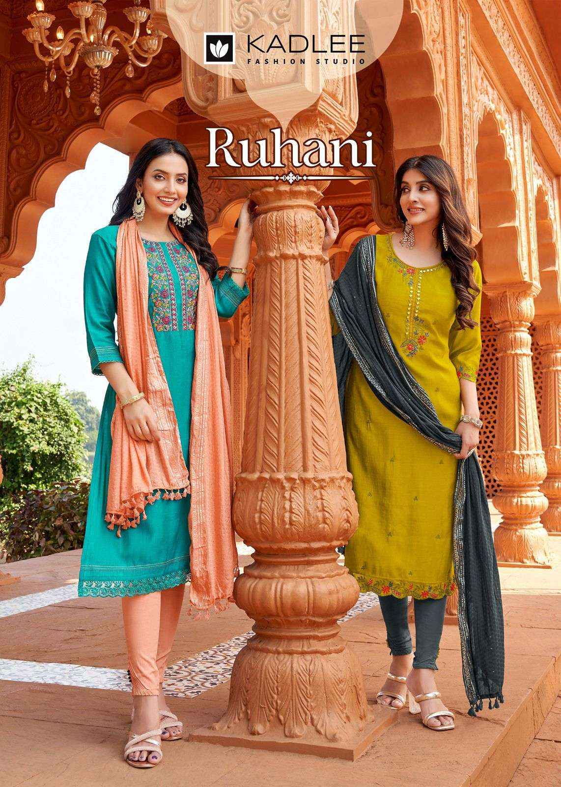 Kadlee Ruhani Viscouse Kurti Combo 6 pcs Catalogue