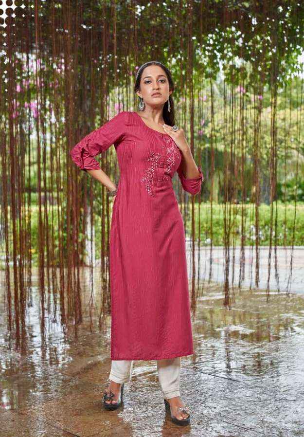 Kalaroop Kajree Fashion Crush Rayon Kurti 6 pcs Catalogue