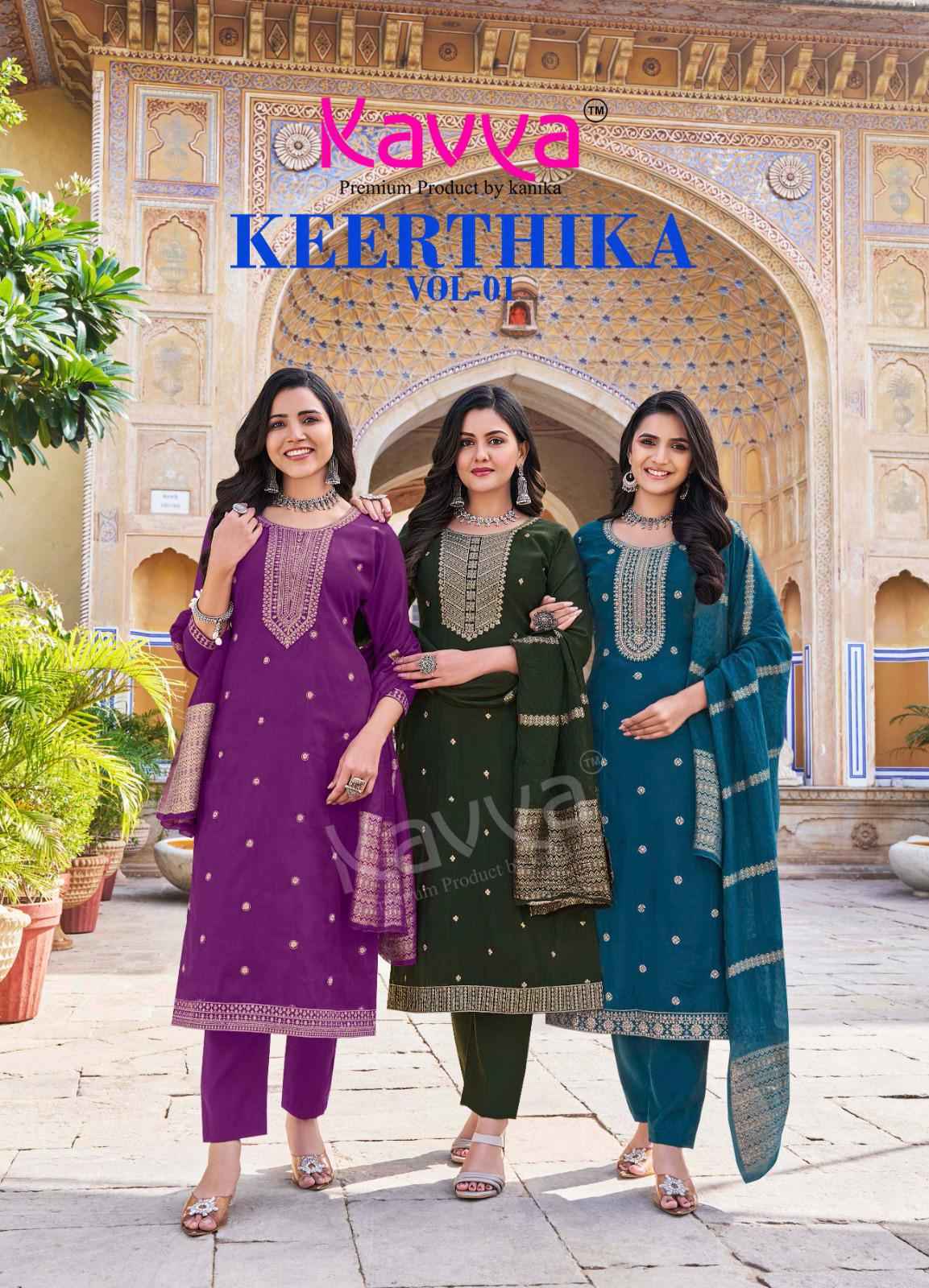 Kavya Keerthika Vol 1 Viscouse Kurti Combo 10 pcs Catalogue