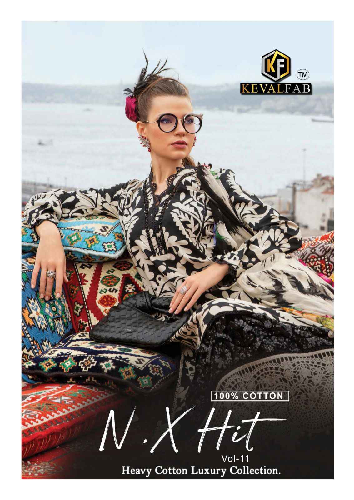 Keval Fab Nx Hit Vol 11 Cotton Dress Material 6 pcs Catalogue