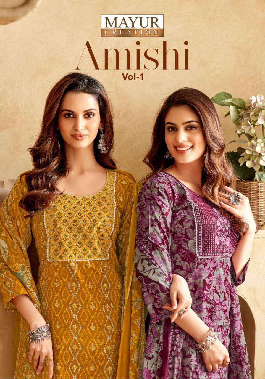 Mayur Creation Amishi Vol 1 Cotton Kurti Combo 10 pcs Catalogue