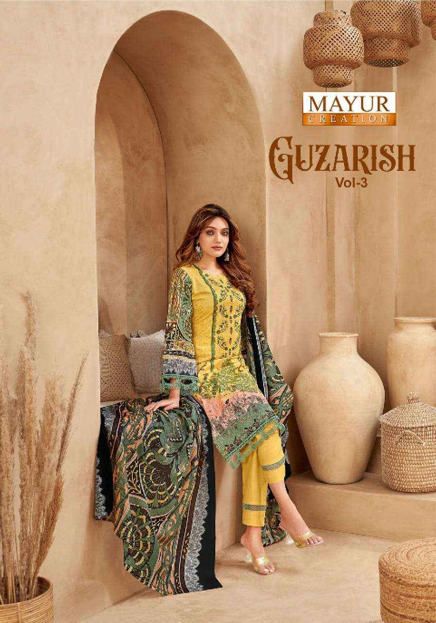 Mayur Creation Guzarish Vol 3 Cotton Dress 8 pcs Catalogue