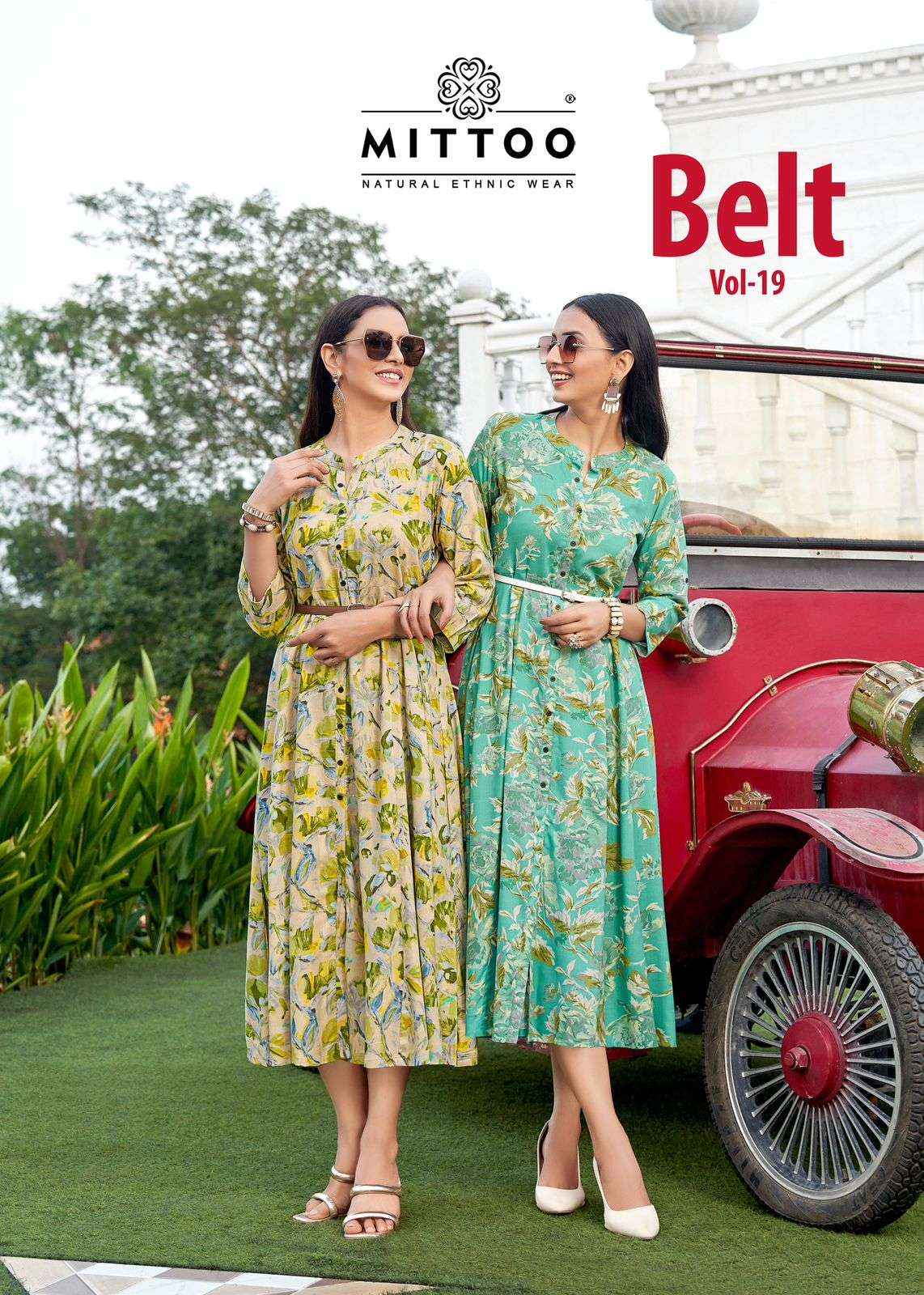 Mittoo Belt Vol 19 Rayon Kurti 6 pcs Catalogue