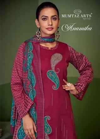 Mumtaz Arts Anamika Jam Silk Dress Material 4 pcs Catalogue