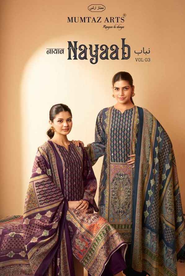 Mumtaz Arts Nayaab Vol 3 Viscose Dress Material 6 pcs Catalogue