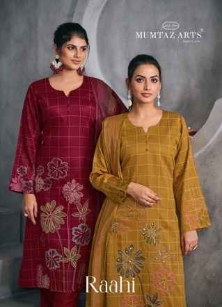 Mumtaz Arts Raahi Jam Silk Dress Material 4 pcs Catalogue