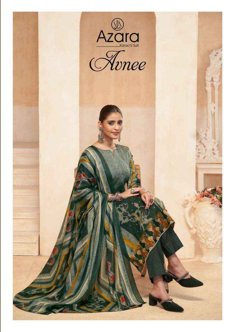 Radhika Fashion Azara Avnee Lawn Cotton Dress Material 4 pcs Catalogue