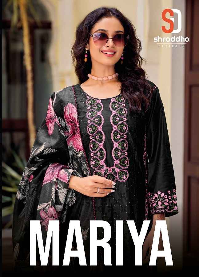 Shraddha Designer Mariya Cotton Dress Material 4 pcs Catalogue