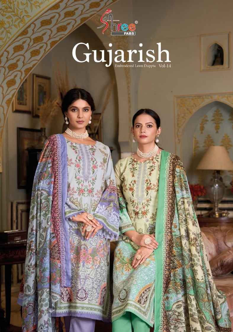 Shree Fabs Gujarish Vol 14 Nx Cotton Dress Material 4 pcs Catalogue