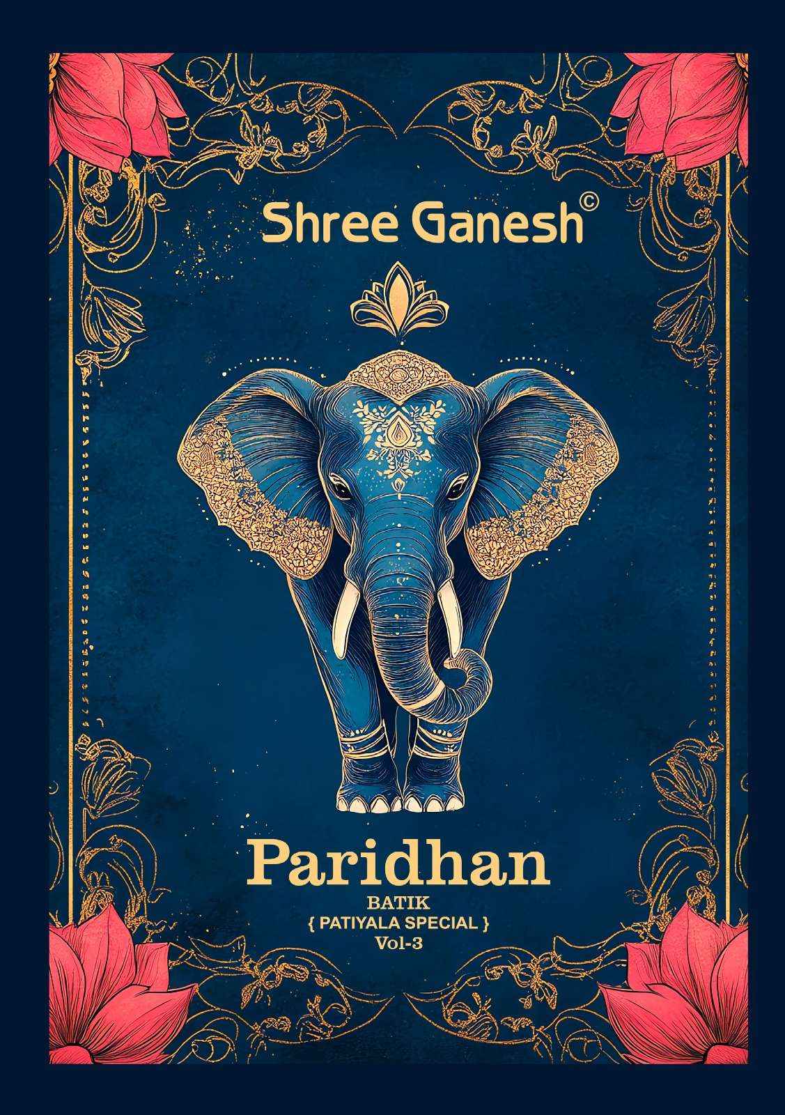 Shree Ganesh Paridhan Vol 3 Cotton Dress Material 15 pcs Catalogue