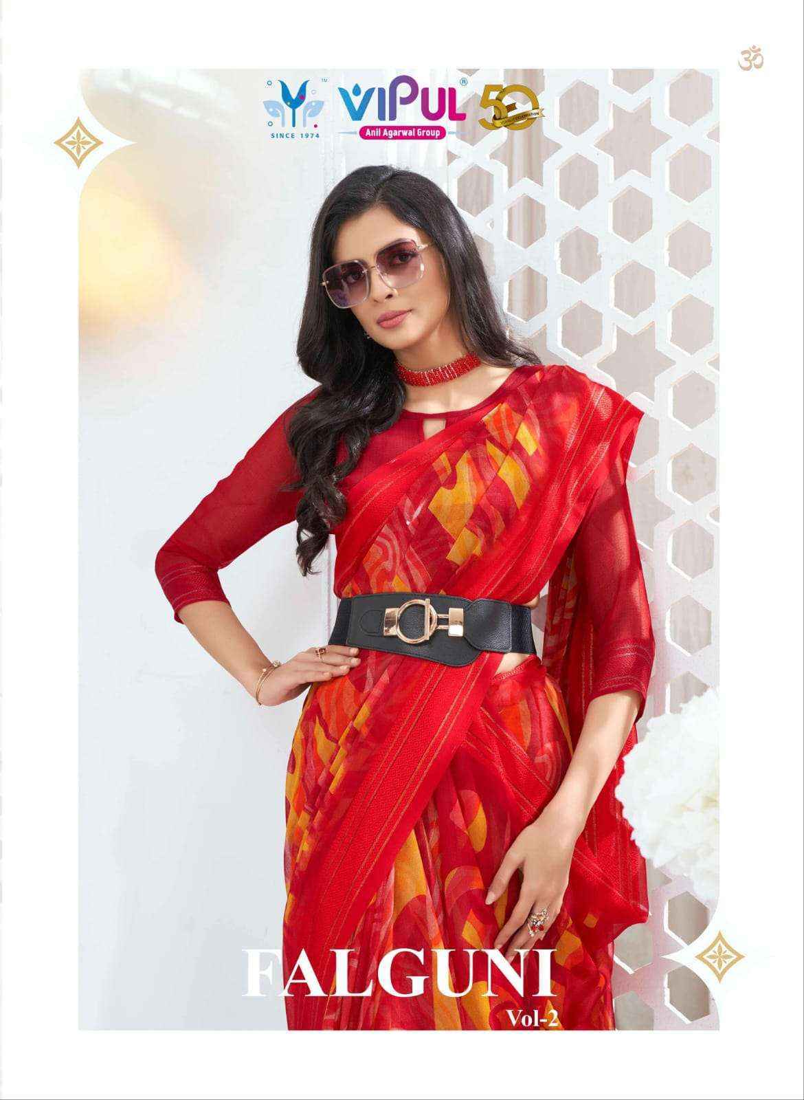 Vipul Falguni Vol 2 Georgette Saree 9 pcs Catalogue