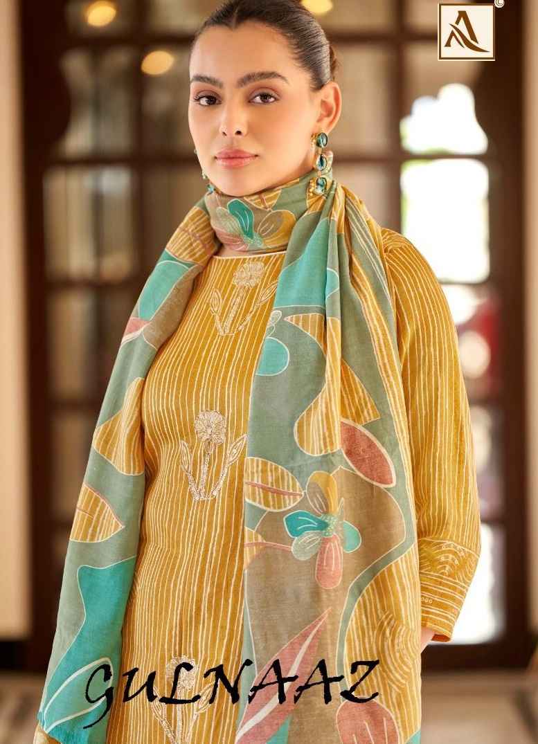 Alok Gulnaz Zam Dress Material 6 pcs Catalogue