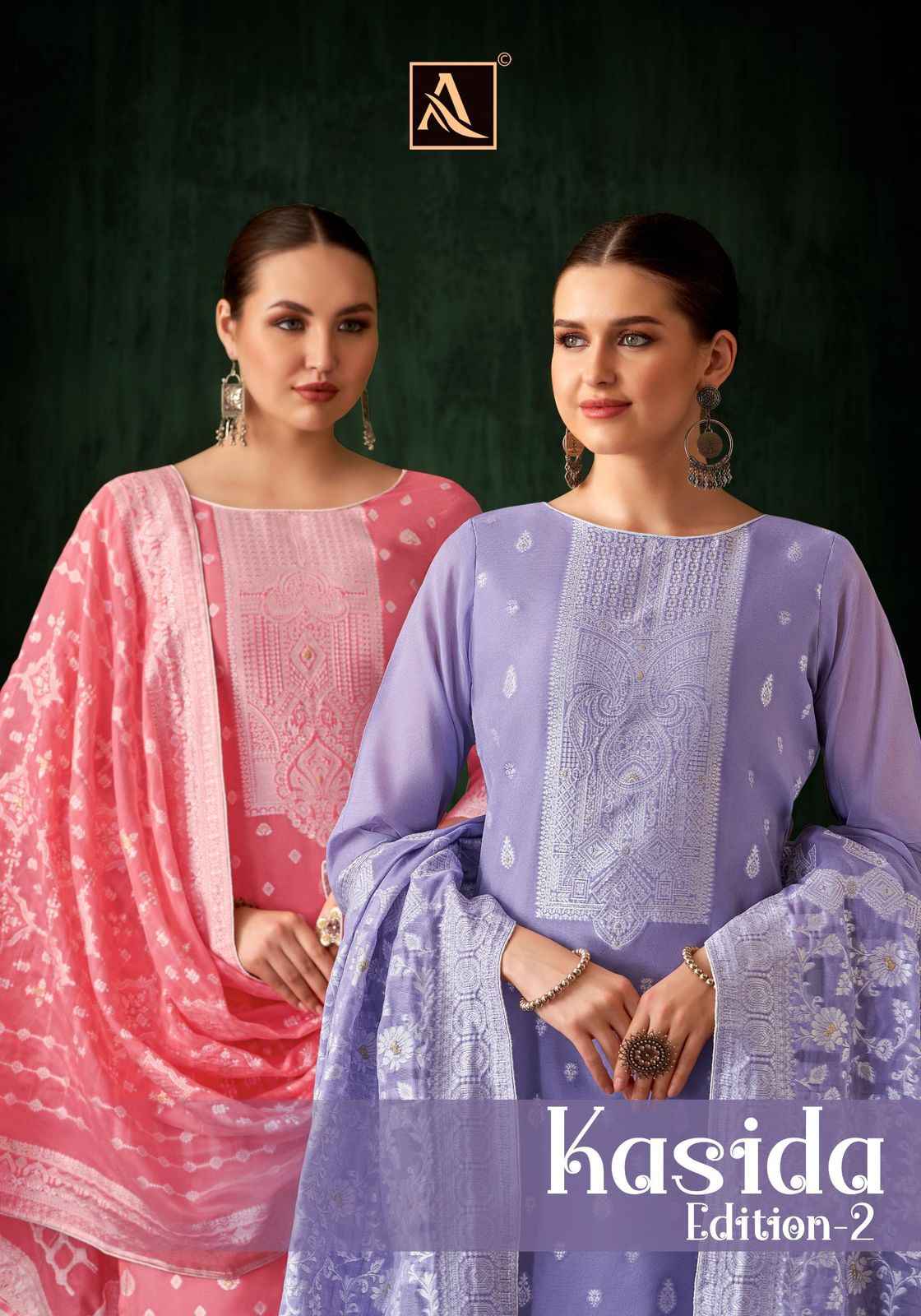 Alok Kasida Edition 2 Hand Weave Jacquard Dress Material 6 pcs Catalogue