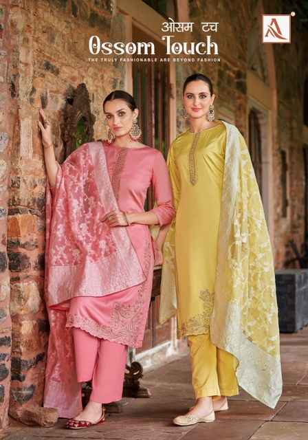 Alok Ossom Touch Cotton Dress Material 6 pcs Catalogue