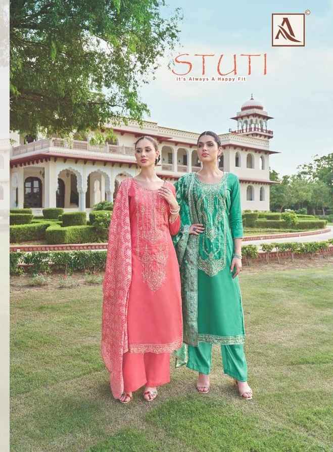 Alok Stuti Cotton Dress Material 6 pcs Catalogue